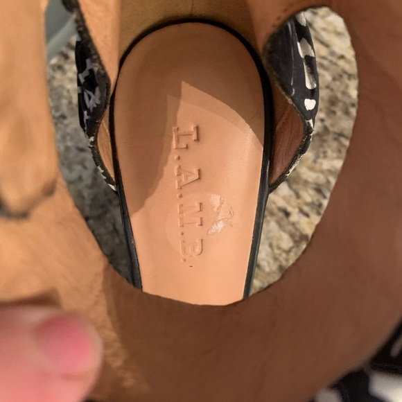 L.a.m.b wedge shoes size 9 - Picture 6 of 10